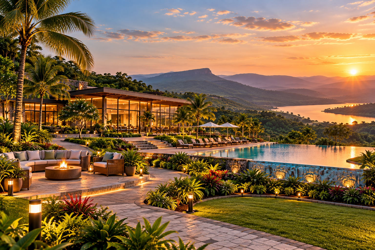 Resort Area at Vellora Palms